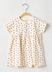 Robe mi-longue beige PETIT BATEAU pour fille seconde vue