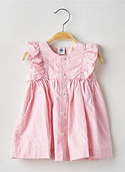 Robe mi-longue rose PETIT BATEAU pour fille seconde vue