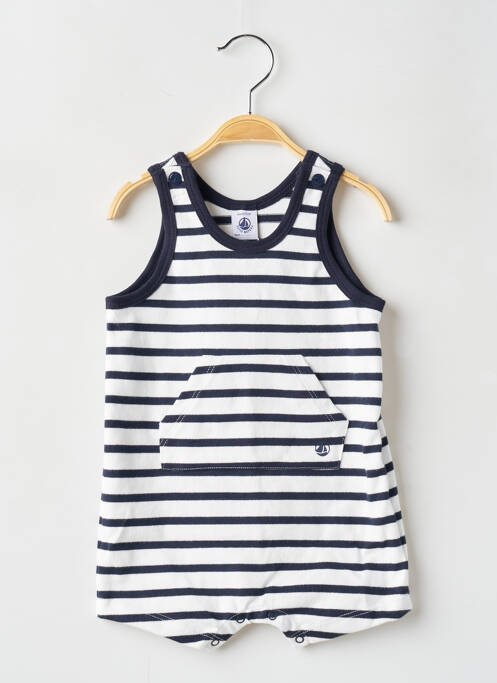 Combishort bleu PETIT BATEAU pour enfant