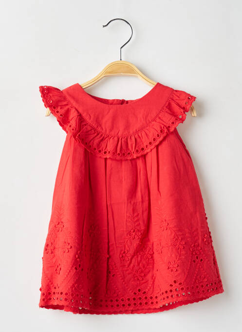 Robe courte rouge MAYORAL pour fille