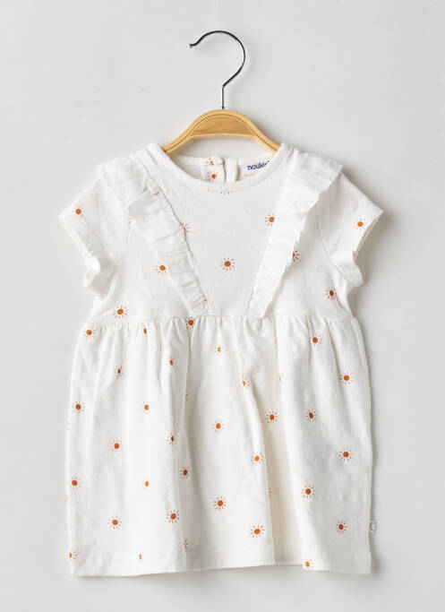 Robe mi-longue blanc NOUKIE'S pour fille