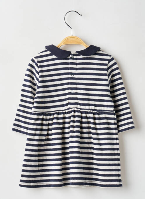 Robe mi-longue bleu PETIT BATEAU pour fille
