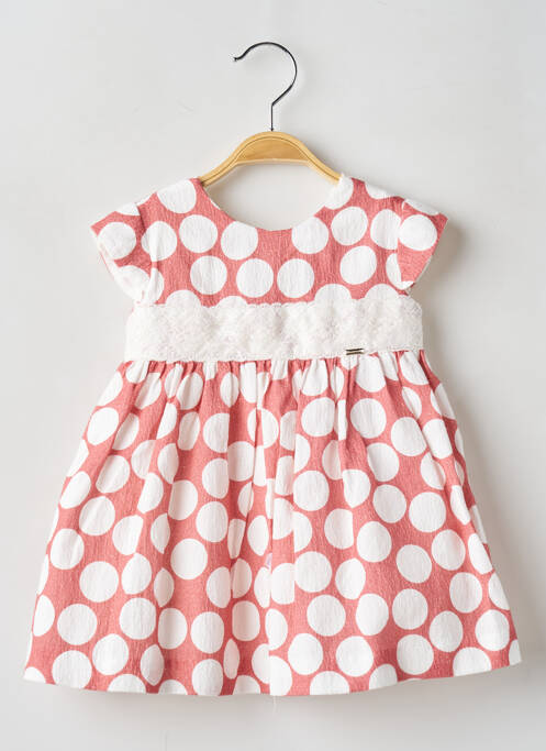 Robe mi-longue rose MAYORAL pour fille