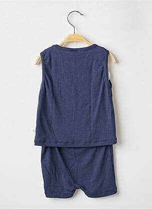 Ensemble short taille élastique bleu LÄSSIG fille