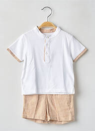 Ensemble short coupe droite jaune MAYORAL garcon