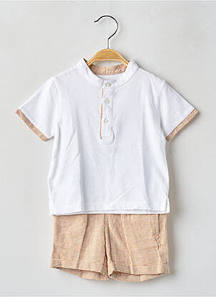 Ensemble short coupe droite jaune MAYORAL garcon