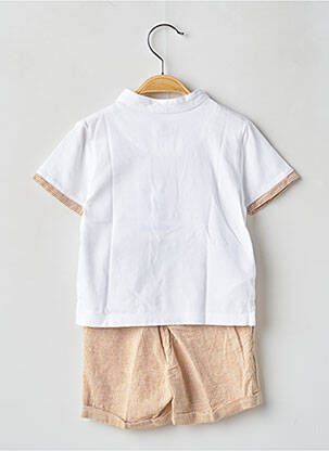 Ensemble short coupe droite jaune MAYORAL garcon