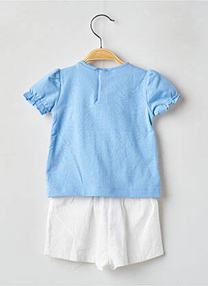 Ensemble short coupe droite bleu MAYORAL fille