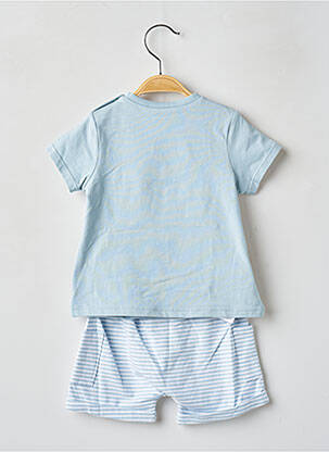 Ensemble short coupe droite bleu MAYORAL garçon