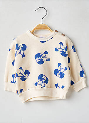 Sweat-shirt beige PETIT BATEAU pour enfant