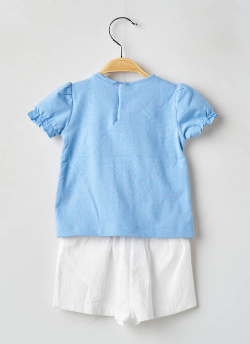Ensemble short manches courtes bleu MAYORAL fille