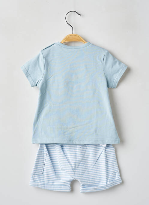 Ensemble short coupe droite bleu MAYORAL garcon