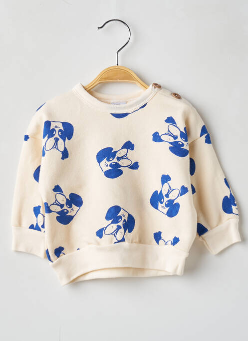 Sweat-shirt beige PETIT BATEAU pour enfant