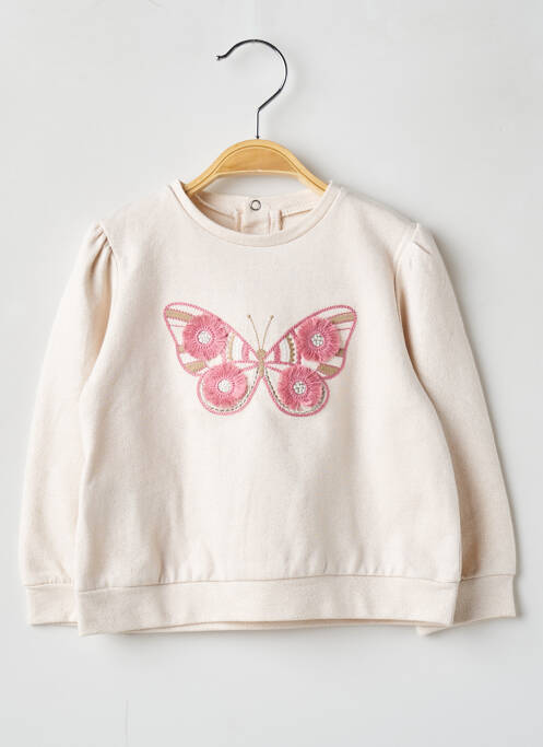 Sweat-shirt beige MAYORAL pour fille