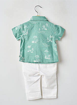 Ensemble pantalon taille élastique vert MAYORAL garcon
