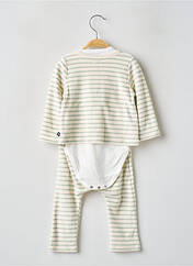 Ensemble pantalon beige PETIT BATEAU pour enfant seconde vue