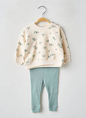 Ensemble pantalon beige PETIT BATEAU pour fille seconde vue