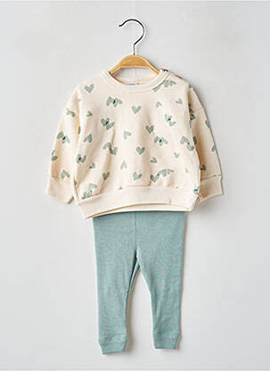 Ensemble pantalon beige PETIT BATEAU pour fille