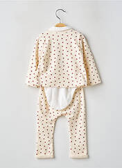 Ensemble pantalon beige PETIT BATEAU pour fille seconde vue