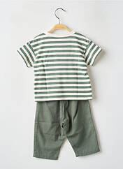 Ensemble pantalon vert PETIT BATEAU pour garçon seconde vue