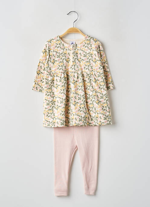 Ensemble pantalon beige PETIT BATEAU pour fille