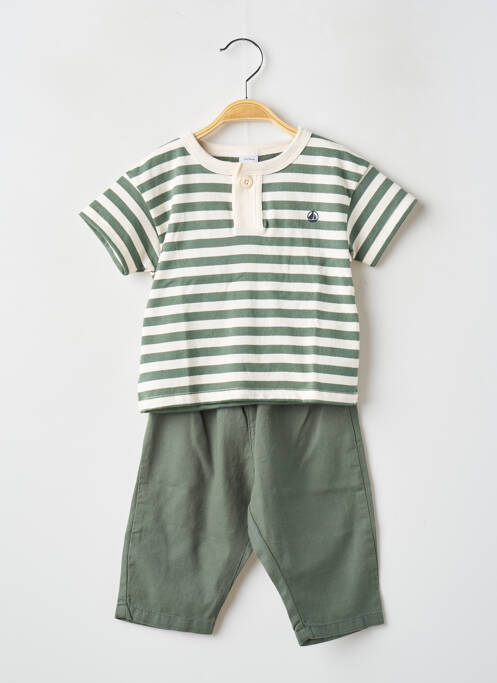 Ensemble pantalon vert PETIT BATEAU pour garçon