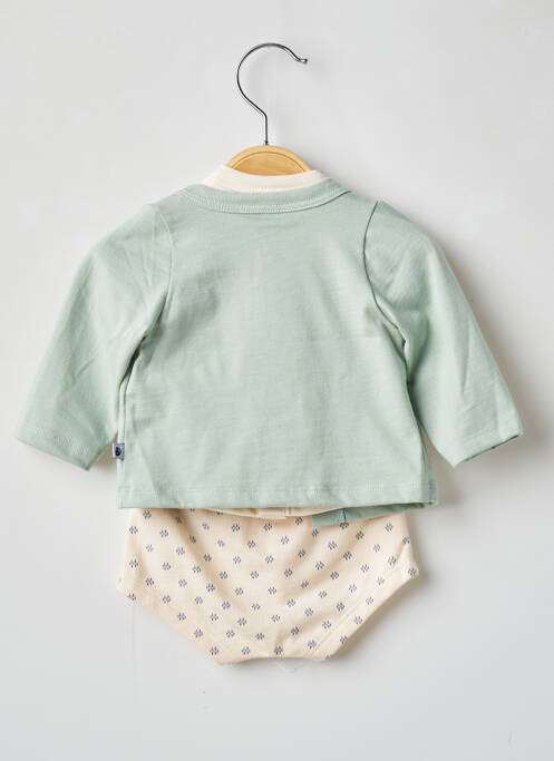 Ensemble pantalon vert PETIT BATEAU garçon