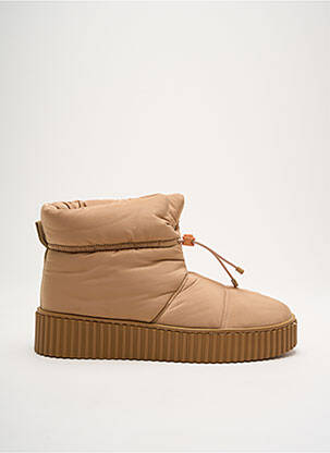 Bottines/boots matière lisse talon de 4 à 6cm marron VANESSA WU femme