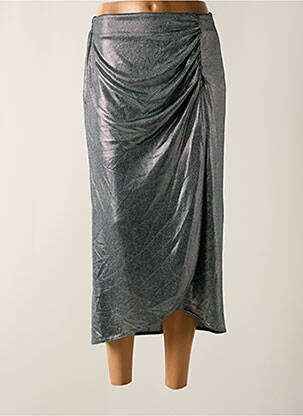 Jupe longue taille normale argent AN' GE femme