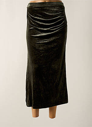Jupe longue taille normale vert AN' GE femme