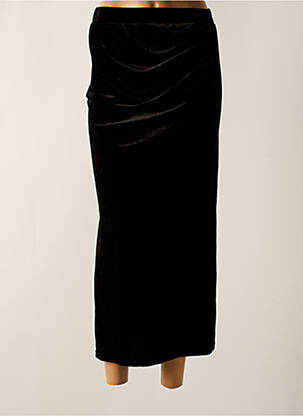 Jupe longue taille normale noir AN' GE femme