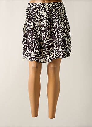 Jupe mi-longue taille normale noir GRACE & MILA femme