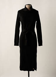 Robe pull stretch manches longues noir LES TROPEZIENNES PAR M.BELARBI femme