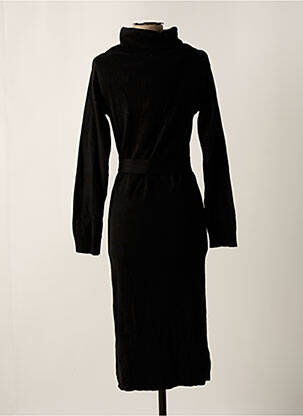 Robe pull stretch manches longues noir LES TROPEZIENNES PAR M.BELARBI femme