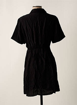 Robe mi-longue manches courtes manches courtes noir AN' GE femme