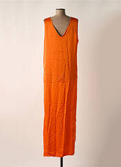 Robe longue orange STUDIO PARISIEN pour femme seconde vue