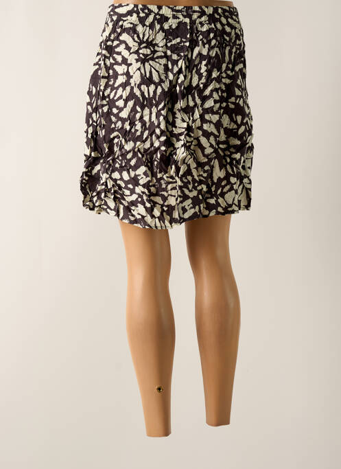 Jupe mi-longue noir GRACE & MILA pour femme