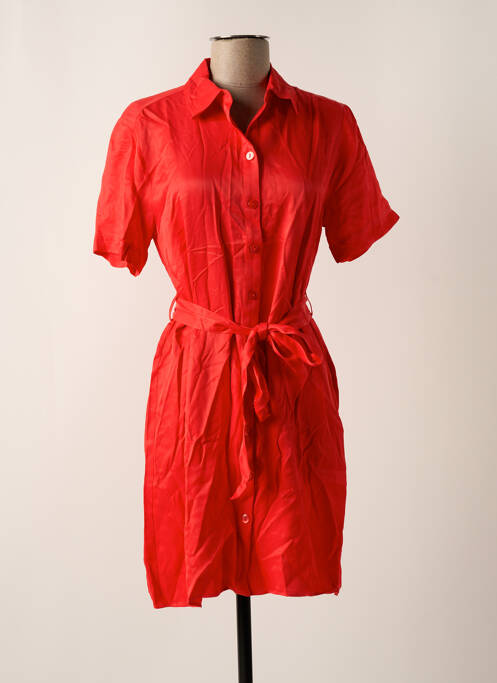 Robe mi-longue rouge AN' GE pour femme