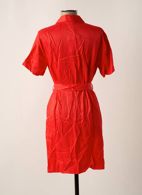 Robe mi-longue rouge AN' GE pour femme