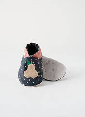 Chaussons/Pantoufles bleu ROBEEZ pour fille seconde vue