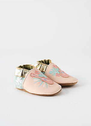 Chaussons/Pantoufles rose ROBEEZ pour fille