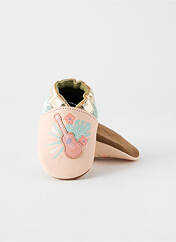 Chaussons/Pantoufles rose ROBEEZ pour fille seconde vue