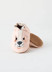 Chaussons/Pantoufles rose ROBEEZ pour fille seconde vue