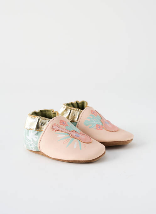 Chaussons/Pantoufles rose ROBEEZ pour fille