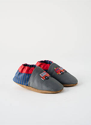 Chaussons/Pantoufles gris ROBEEZ pour garçon