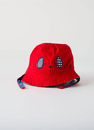 Chapeau fermeture scratch rouge MAYORAL garcon