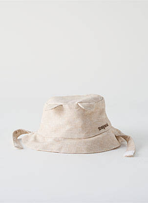 Chapeau tissage popeline beige MAYORAL enfant