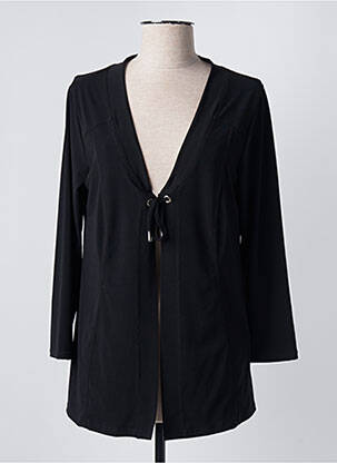 Gilet manches longues manches 3/4 noir TELMAIL femme
