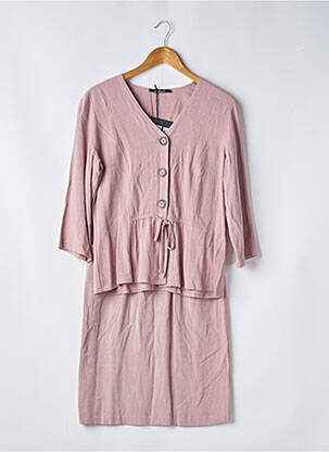 Ensemble jupe coupe cintrée rose TELMAIL femme