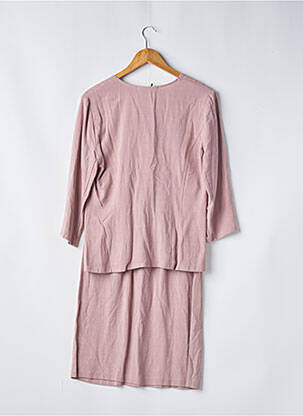 Ensemble jupe coupe droite rose TELMAIL femme
